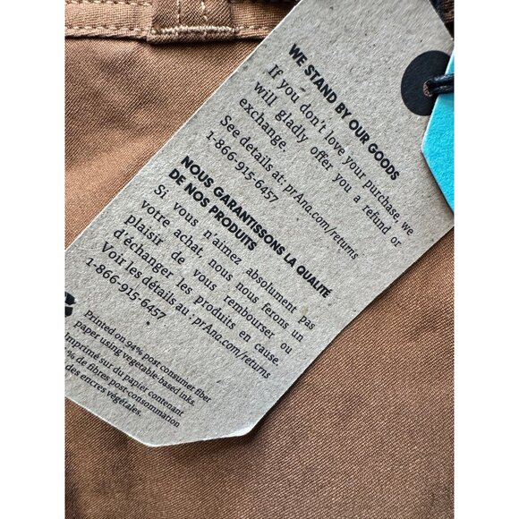 Prana Men's Stretch Zion Hybrid Short II Size 36/07 Rust Brown NWT Pockets - Picture 10 of 15